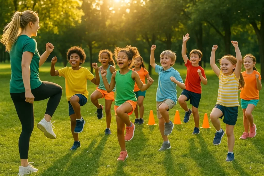 bienfaits du sport pour les enfants de 4 à 12 ans